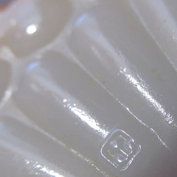 Vintage Anchor Hocking Iridescent Orange Bubble Glass Bowl 8.25" Fantastic Cond - Picture 9 of 14